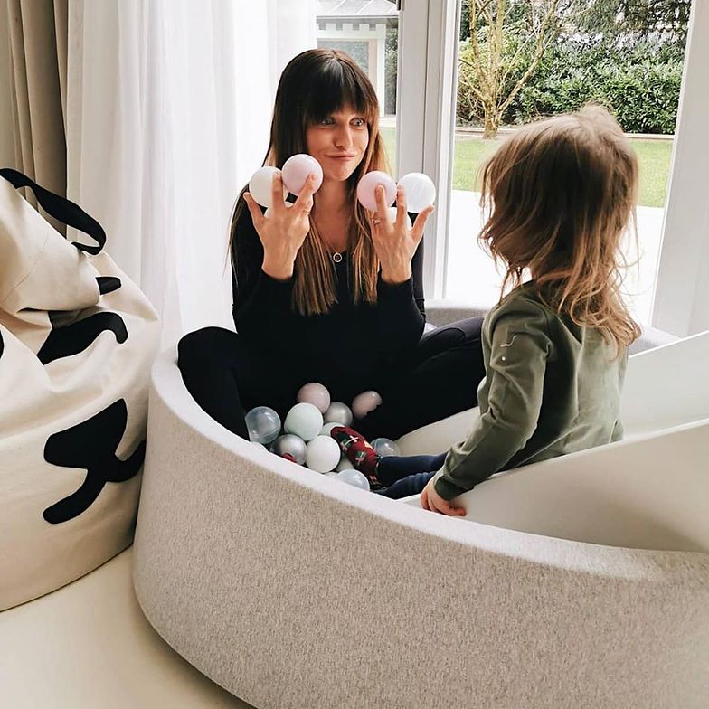Anna Lewandowska z córką Klarą, fot. Instagram